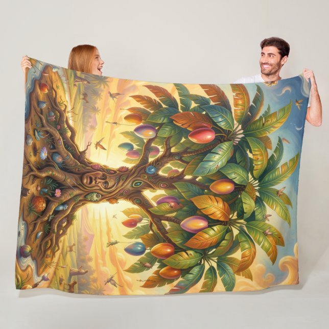 Mango – Tropische Frucht voller Geschmack´7 Fleece Blanket (In Situ)