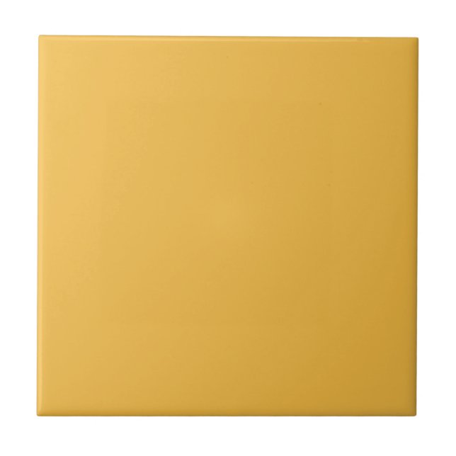 Mango Yellow Solid Color Tile (Front)