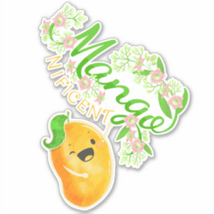 Mangonificent - Punny Garden Sticker