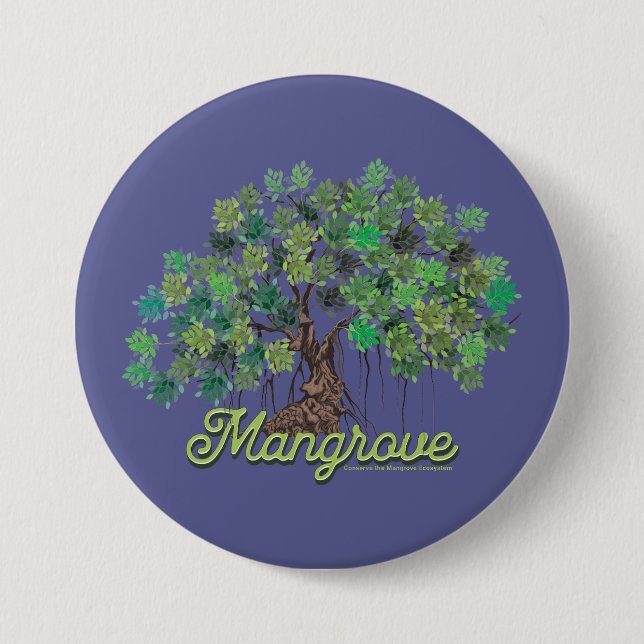 Mangrove Conservation Button (Front)