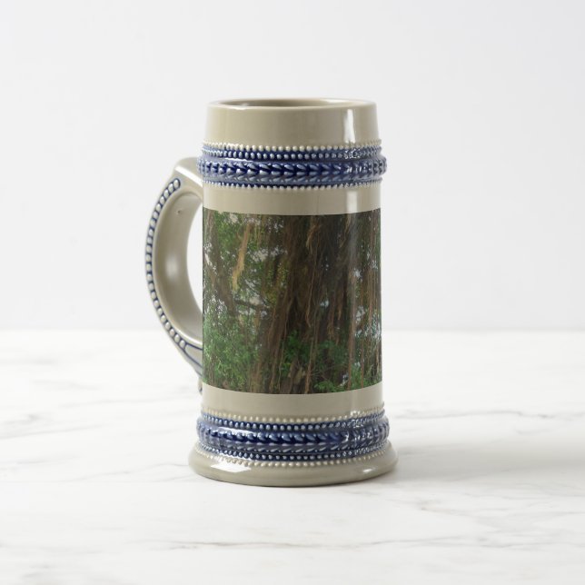 Mangrove Gray /Blue 22 oz Stein (Front Left)