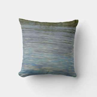 Mangrove Lagoon Water Caribbean Blue Throw Pillow