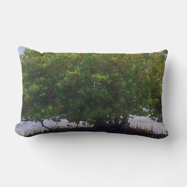 Mangrove on the Gulf Lumbar Pillow (Front)