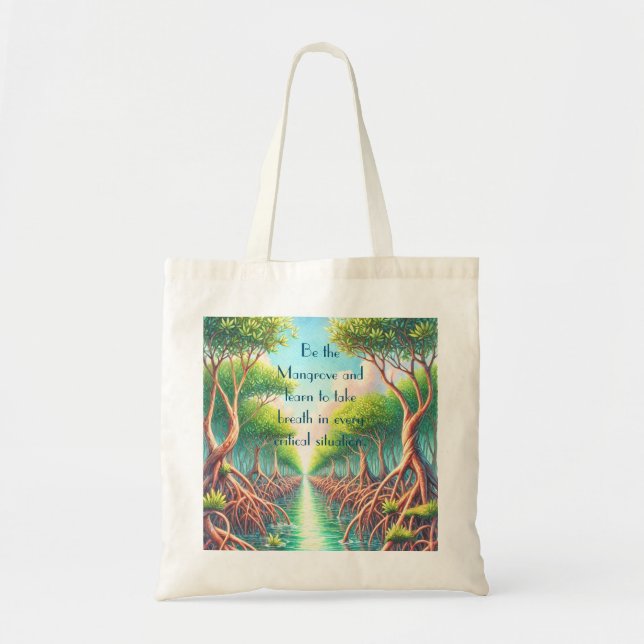 Mangrove & Quote Tote Bag (Front)