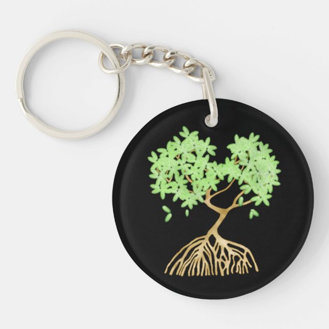 Mangrove Tree Keychain (Front)