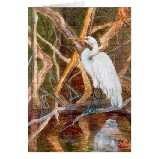 MangroveNo1Egret Cards (Front)