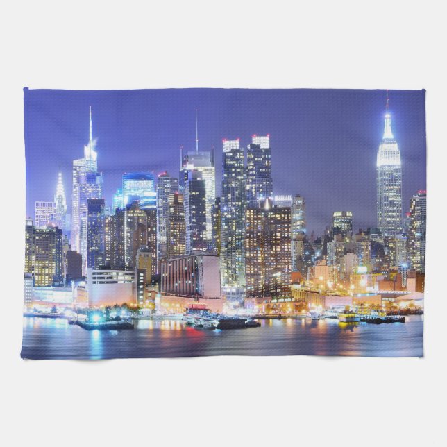 Manhattan And Hudson Kitchen Towel (Horizontal)