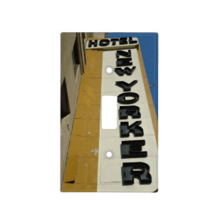 Manhattan Art Deco Sign Light Switch Cover