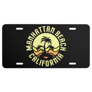 Manhattan Beach,California License Plate