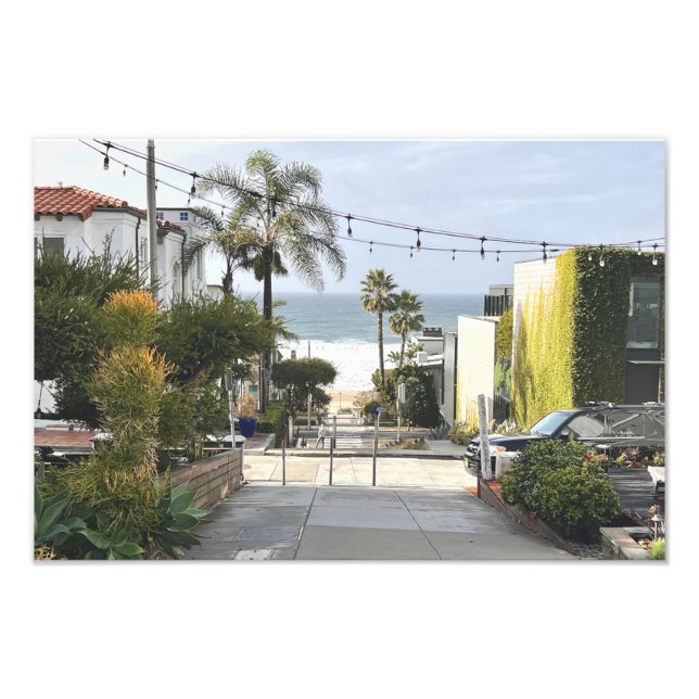 Manhattan Beach, California Photo Print (Front)