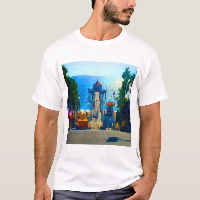 Manhattan Beach California T-Shirt (Front)
