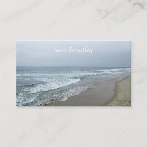 Manhattan Beach Dual Sided Standard Business Cards