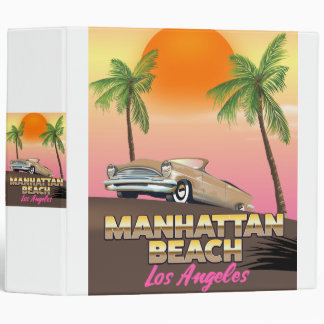 Manhattan beach Los Angeles 3 Ring Binder
