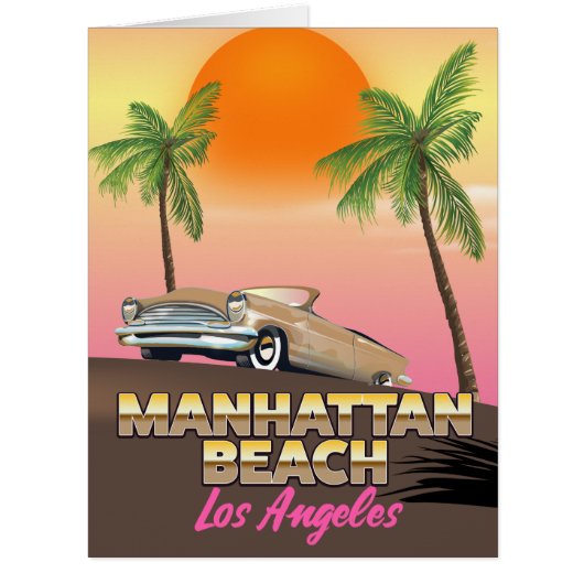 Manhattan beach Los Angeles Cards (Front)