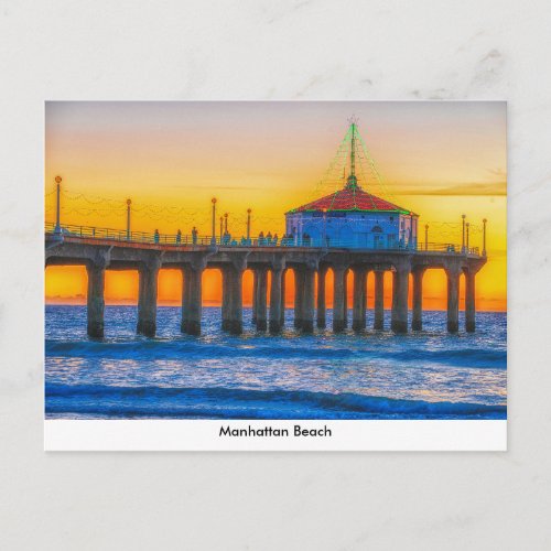 Manhattan Beach Pier Post Card