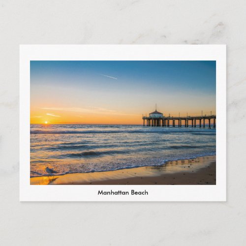 Manhattan Beach Pier Postcard