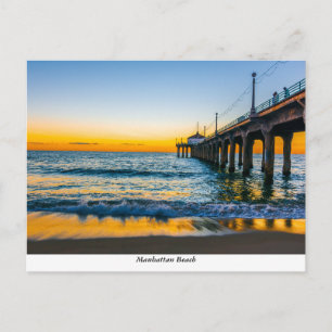 Manhattan Beach Pier Postcard