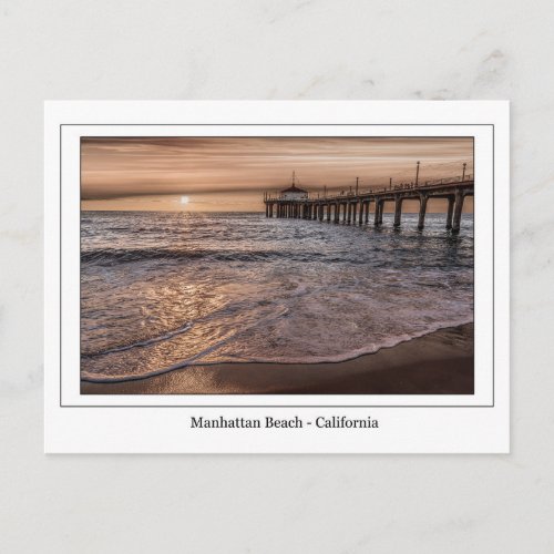 Manhattan Beach Pier Postcard