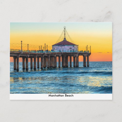 Manhattan Beach Pier Postcard