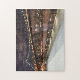 Manhattan Bridge and NYC Skyline Jigsaw Puzzle
