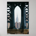 Manhattan Bridge Esb Poster at Zazzle