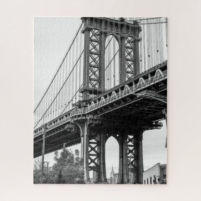 Manhattan Bridge - Iconic NYC Architecture  Jigsaw Puzzle (Vertical)