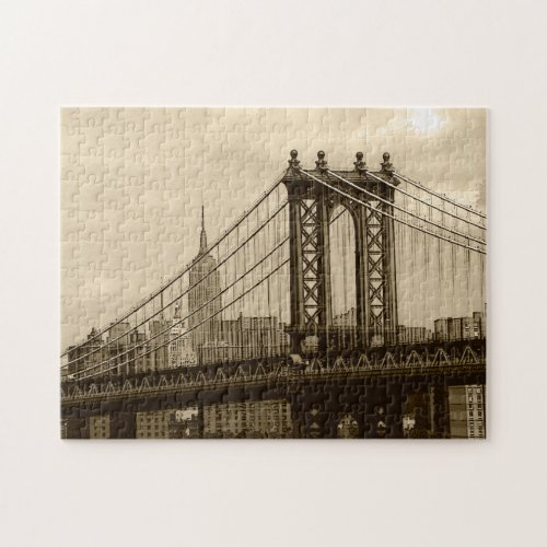 Manhattan Bridge Jigsaw Puzzle