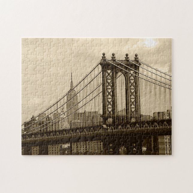 Manhattan Bridge Jigsaw Puzzle (Horizontal)