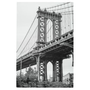 Manhattan Bridge Metal Print