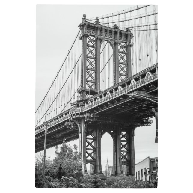 Manhattan Bridge Metal Print (Front)