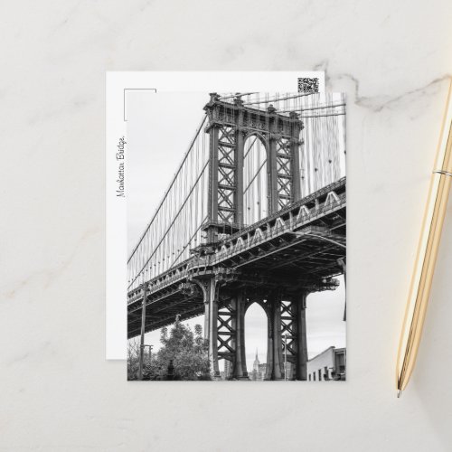 Manhattan Bridge  Postcard