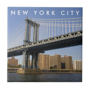 Manhattan Bridge the East River New York City Ceramic Tile