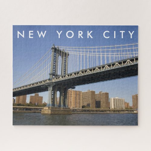 Manhattan Bridge the East River  New York City Jigsaw Puzzle