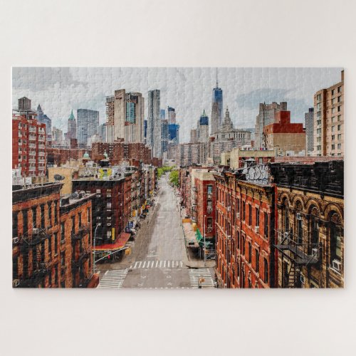 Manhattan Cityscape New York City Jigsaw Puzzle