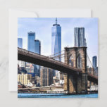 Manhattan, cityscape photograph with skyscrapers cards