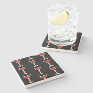 Manhattan Cocktail Bartender Alcohol Liquor Lovers Stone Coaster