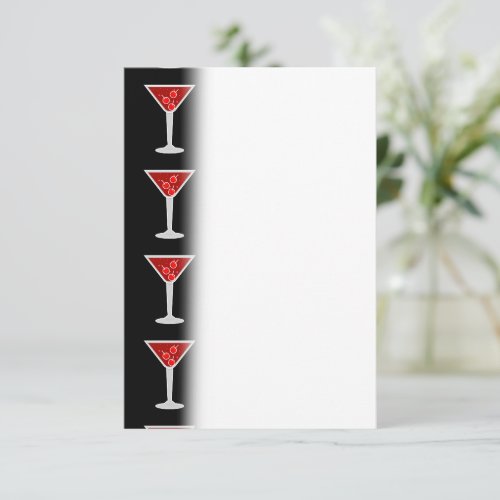 Manhattan Cocktail Bartender Alcohol Liquor Lovers Thank You Card