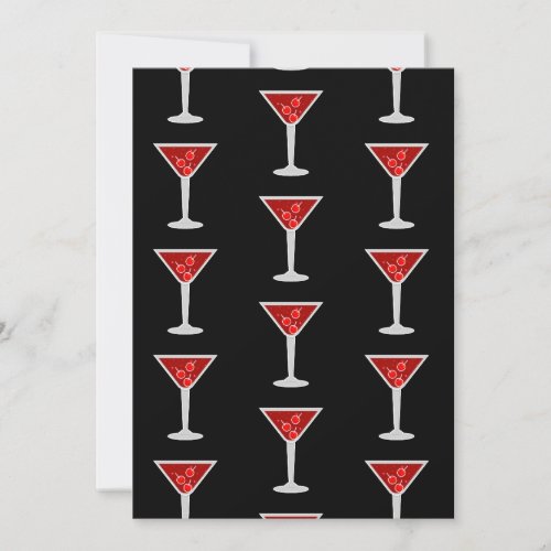 Manhattan Cocktail Bartender Alcohol Liquor Lovers Thank You Card