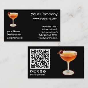 Manhattan Cocktail Business Card