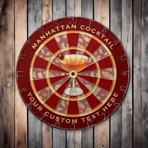 Manhattan Cocktail Dart Board