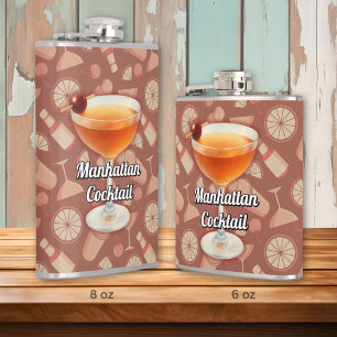 Manhattan Cocktail Flask