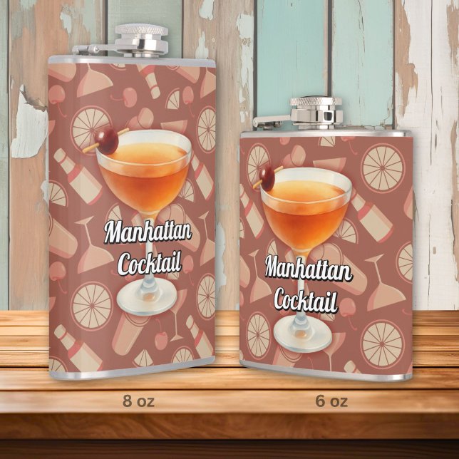 Manhattan Cocktail Flask (Creator Uploaded)
