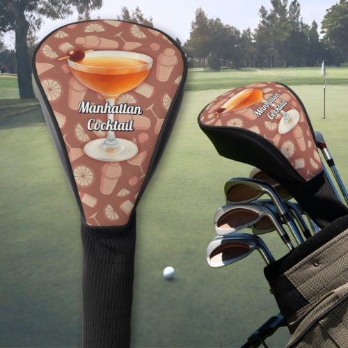 Manhattan Cocktail Golf Head Cover