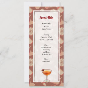 Manhattan Cocktail Invitation