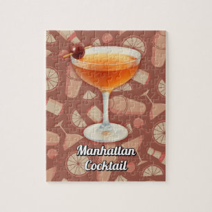 Manhattan Cocktail Jigsaw Puzzle