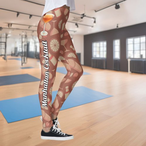Manhattan Cocktail Leggings