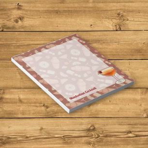 Manhattan Cocktail Notepad