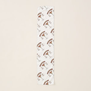 Manhattan Cocktail Recipe Art Scarf