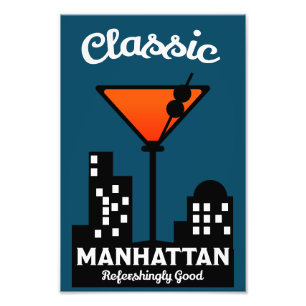 Manhattan Cocktail Wall Art