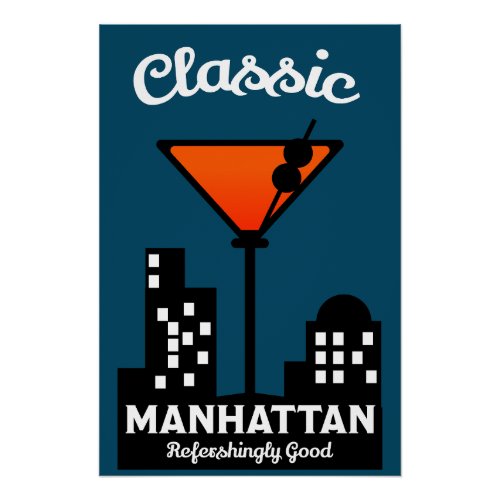 Manhattan Cocktail Wall Art